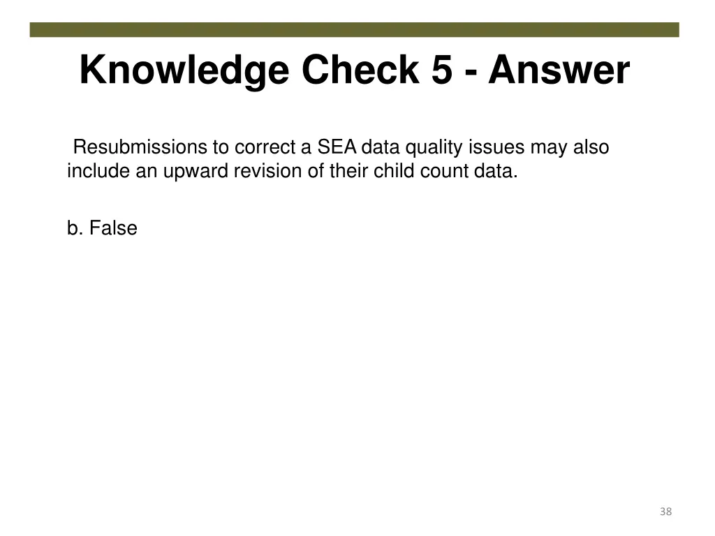 knowledge check 5 answer