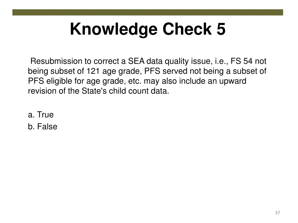 knowledge check 5
