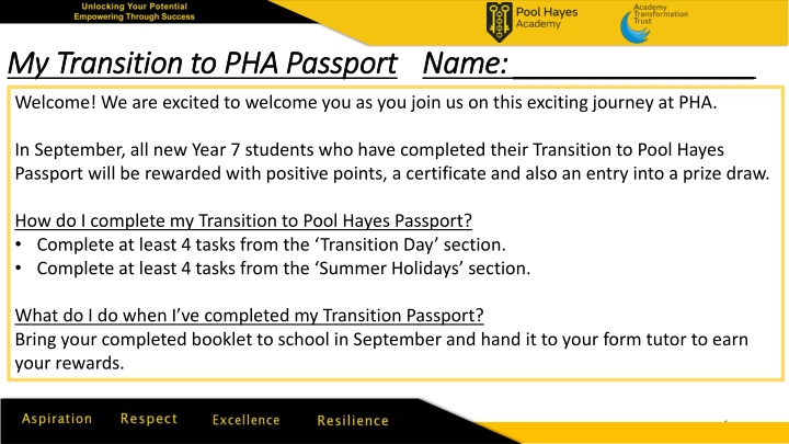 my transition to pha passport my transition