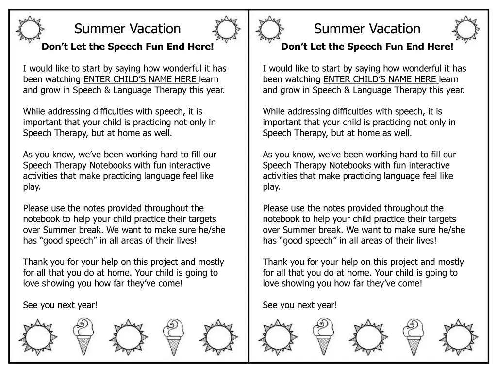 summer vacation don t let the speech fun end here 1