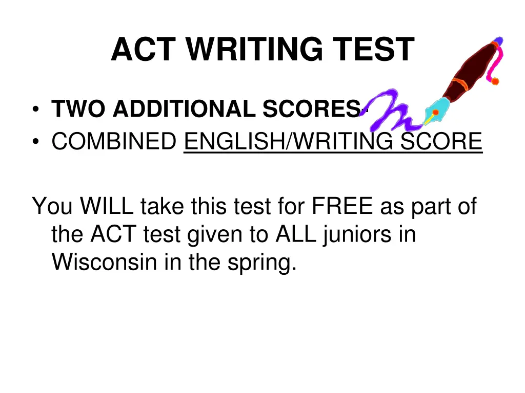 act writing test 1