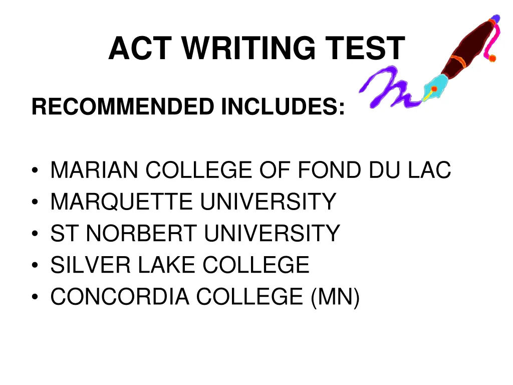 act writing test 15