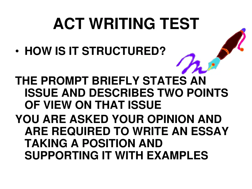 act writing test 4