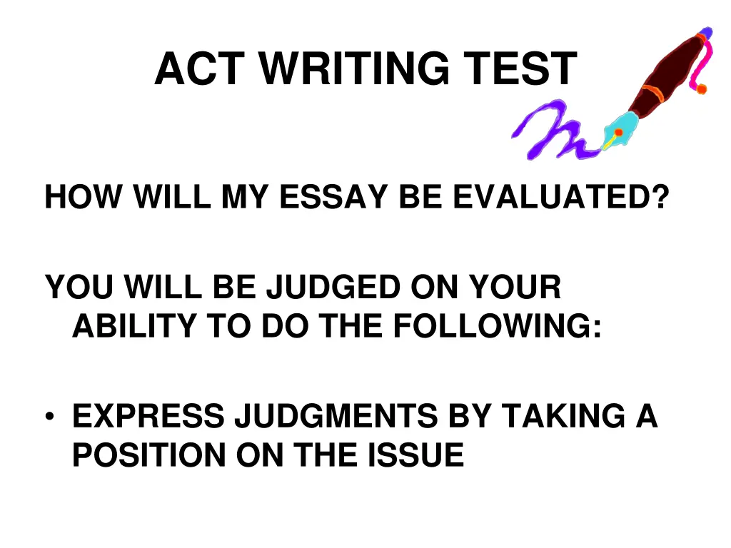 act writing test 5