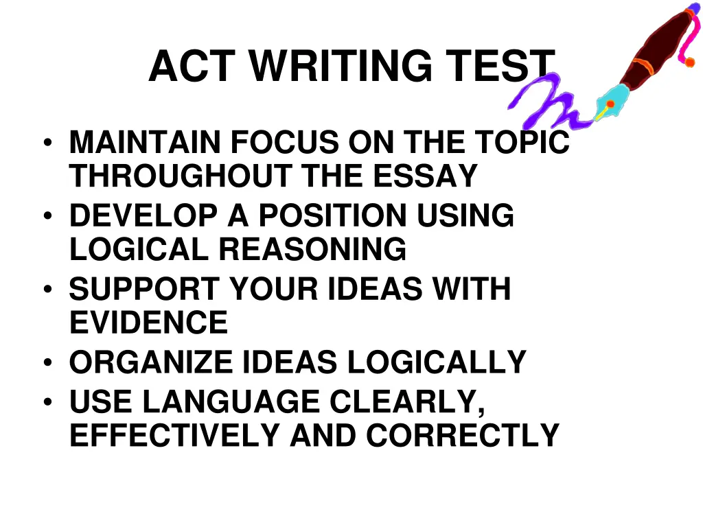 act writing test 6