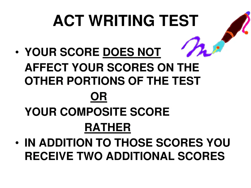 act writing test