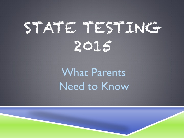state testing 2015