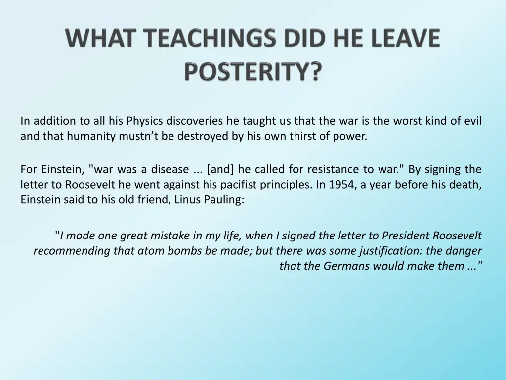 in addition to all his physics discoveries