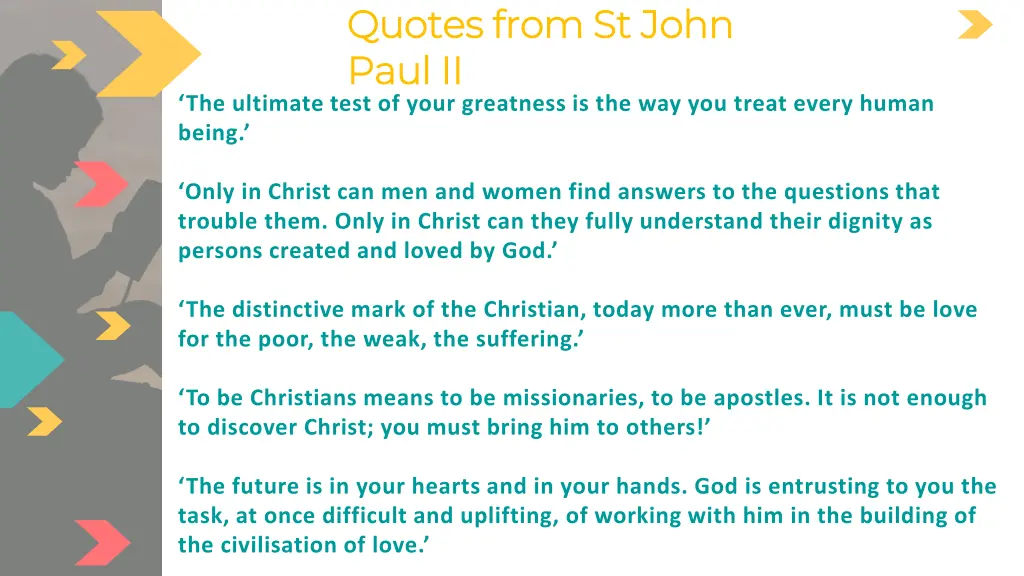 quotes from st john quotes from st john paul