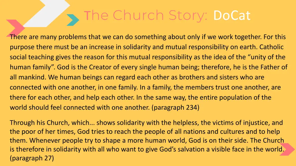 t he church story docat