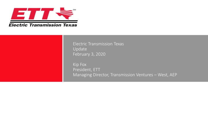 electric transmission texas update february 3 2020