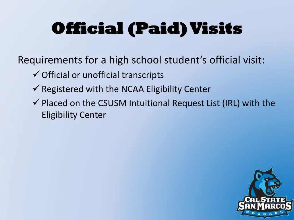 official paid visits official paid visits 1