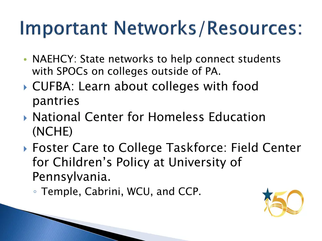 naehcy state networks to help connect students