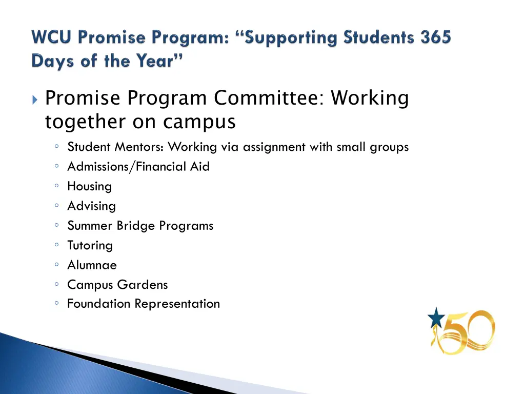 promise program committee working together