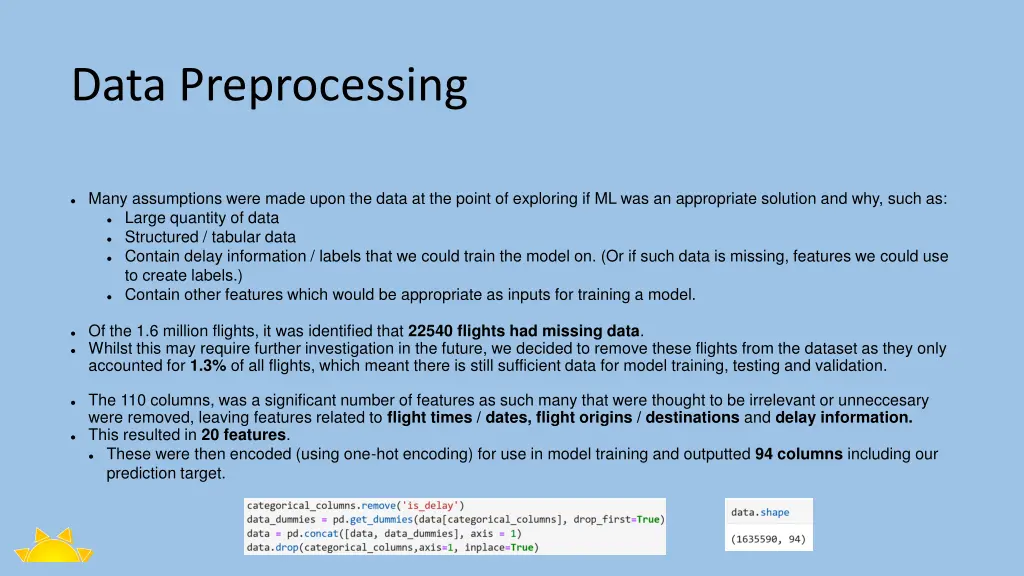 data preprocessing