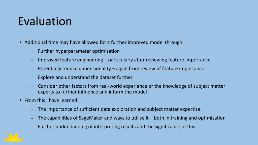 evaluation 1