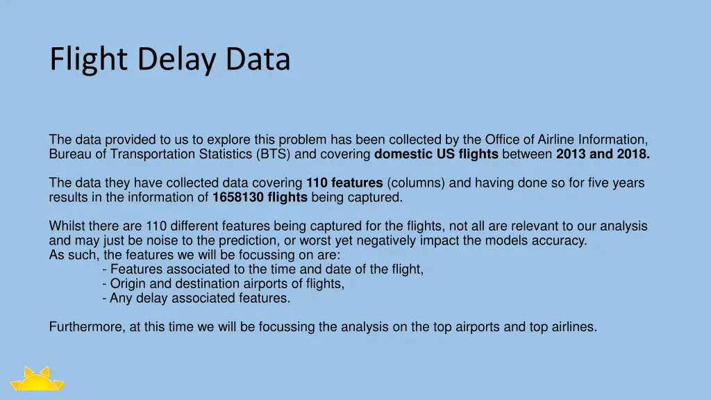 flight delay data