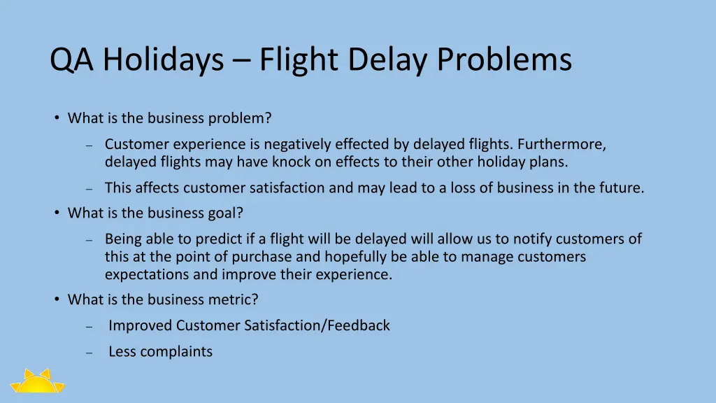 qa holidays flight delay problems