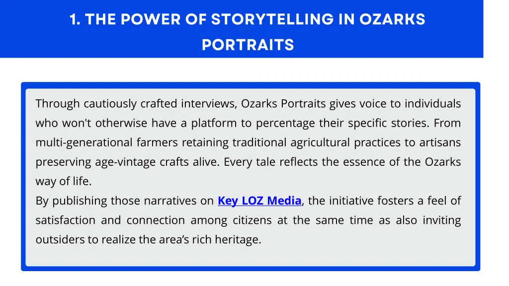 through cautiously crafted interviews ozarks