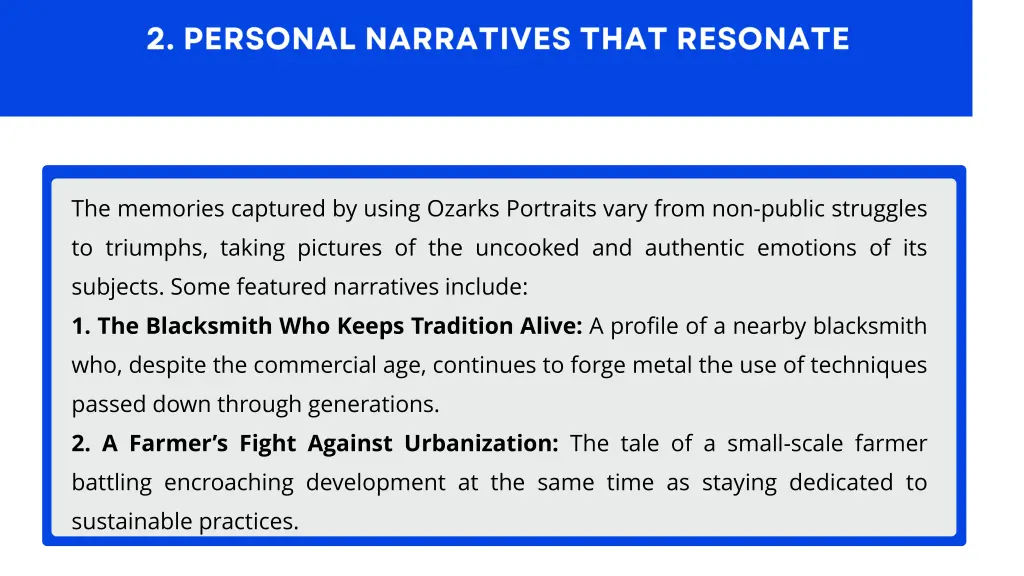 the memories captured by using ozarks portraits