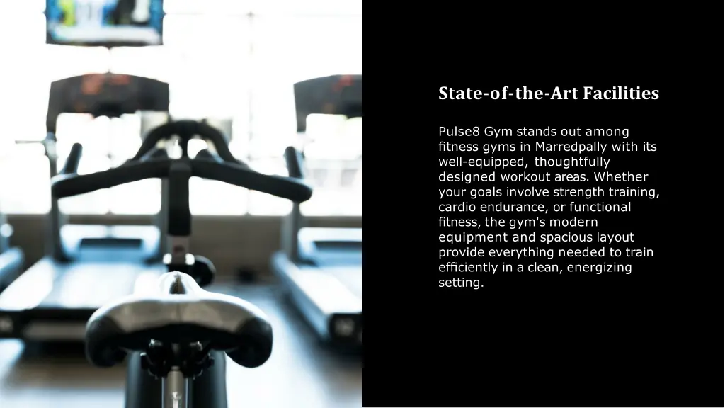 state of the art facilities