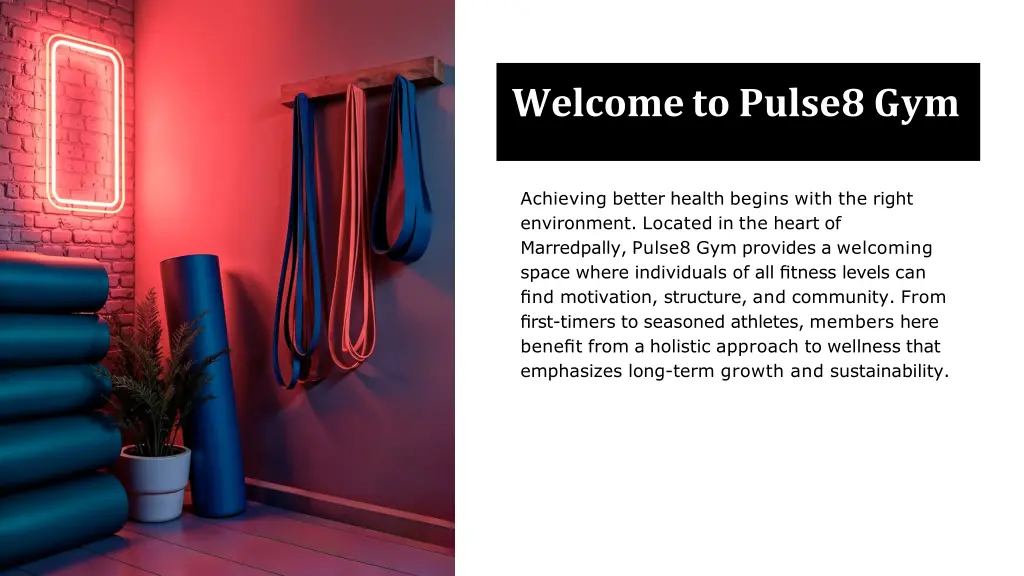 welcome to pulse8 gym