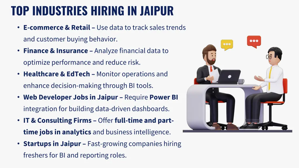 top industries hiring in jaipur