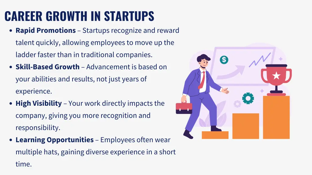career growth in startups