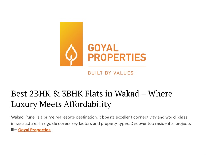 best 2bhk 3bhk flats in wakad 3 where luxury