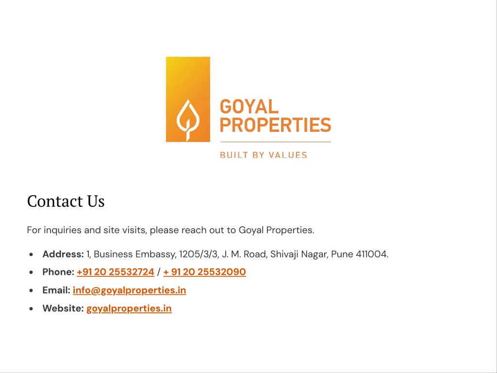 contact us