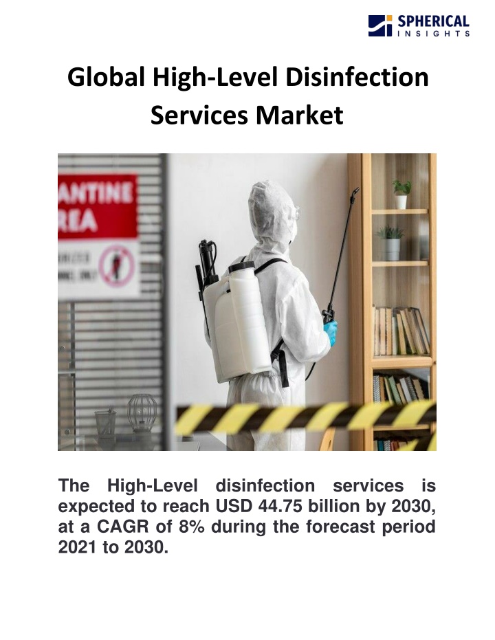 global high level disinfection services market