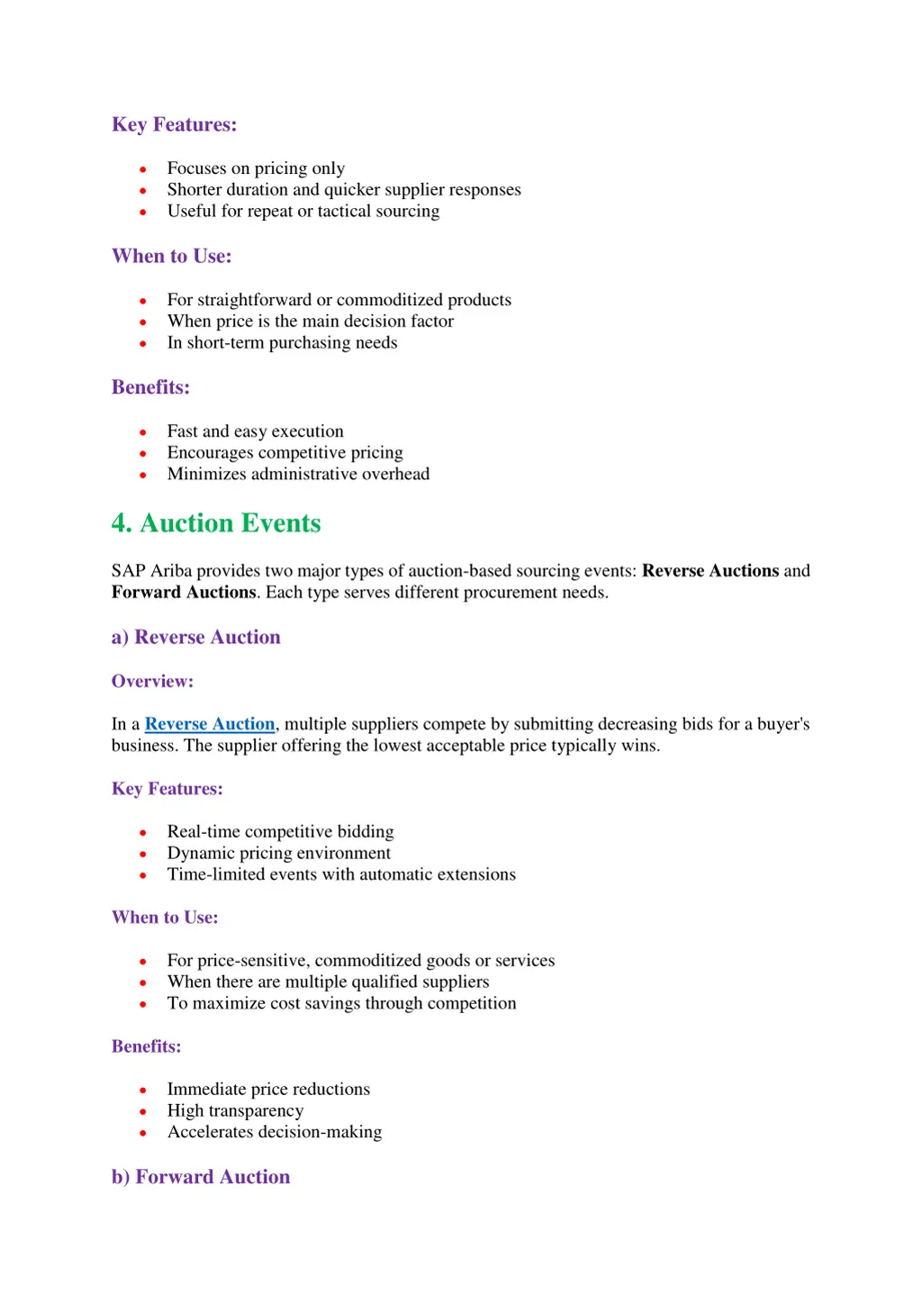 key features