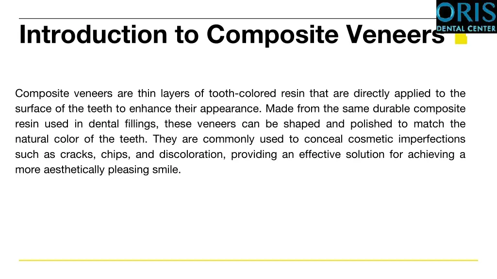 introduction to composite veneers
