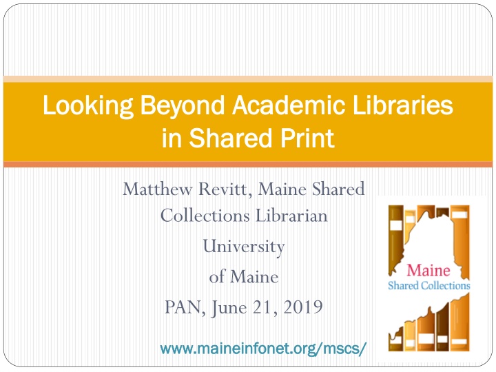looking beyond academic libraries looking beyond