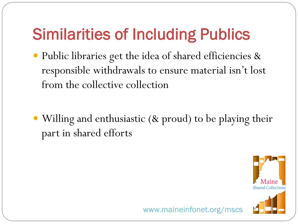 similarities of including publics similarities