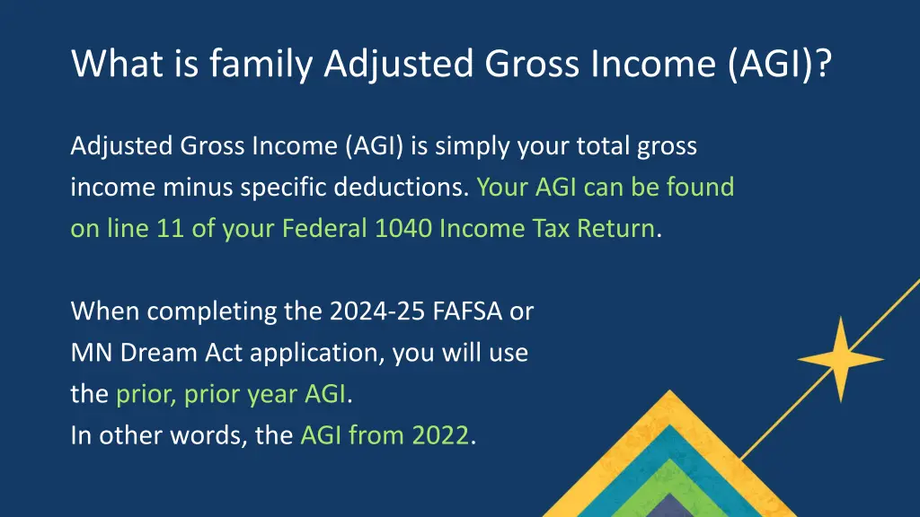 what is family adjusted gross income agi