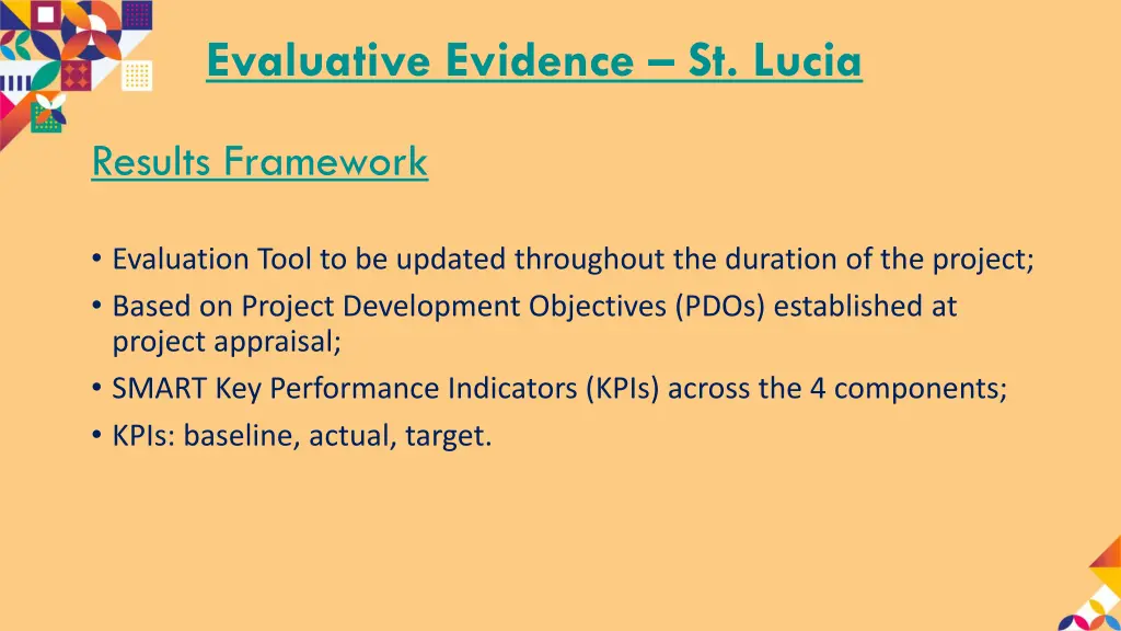 evaluative evidence st lucia 3
