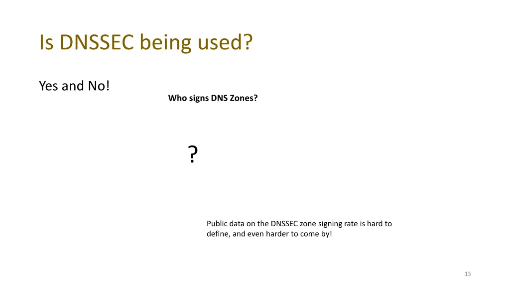 is dnssec being used 3