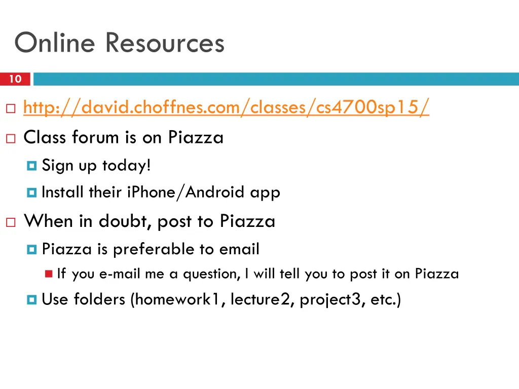 online resources
