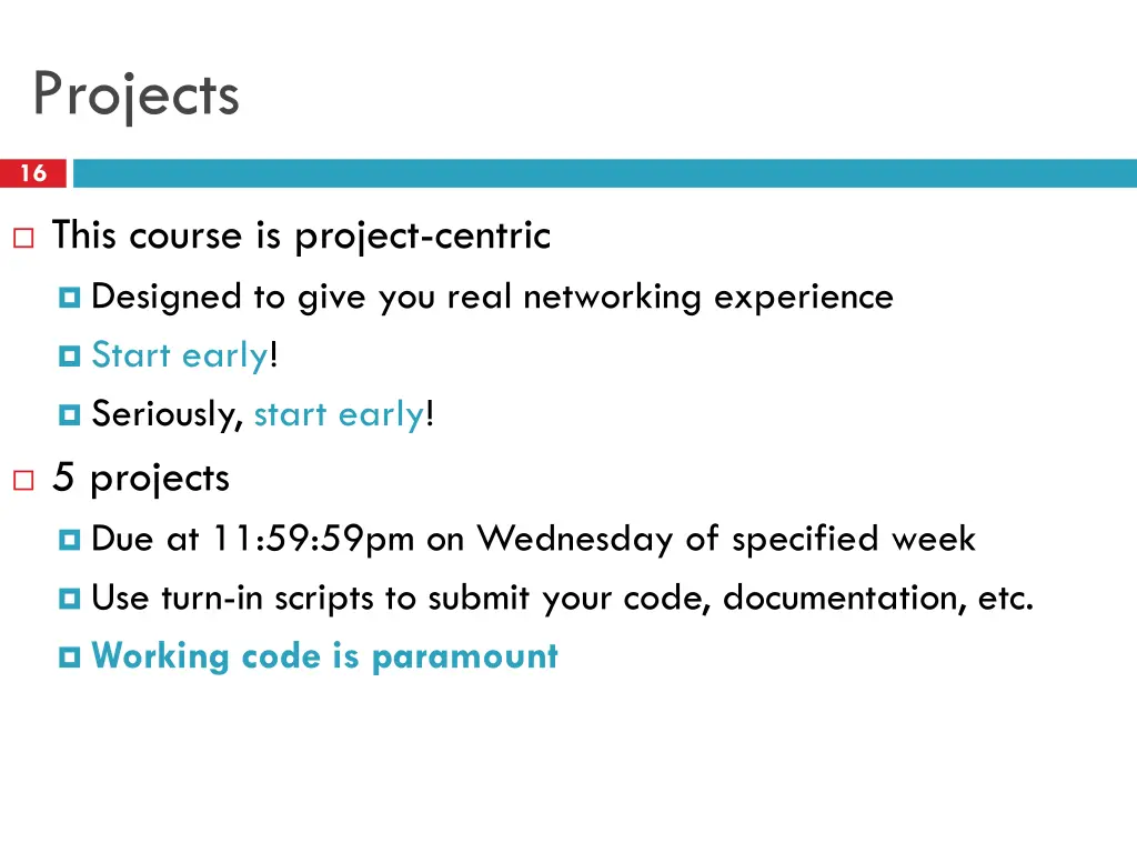 projects