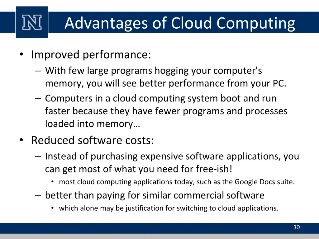 advantages of cloud computing 1