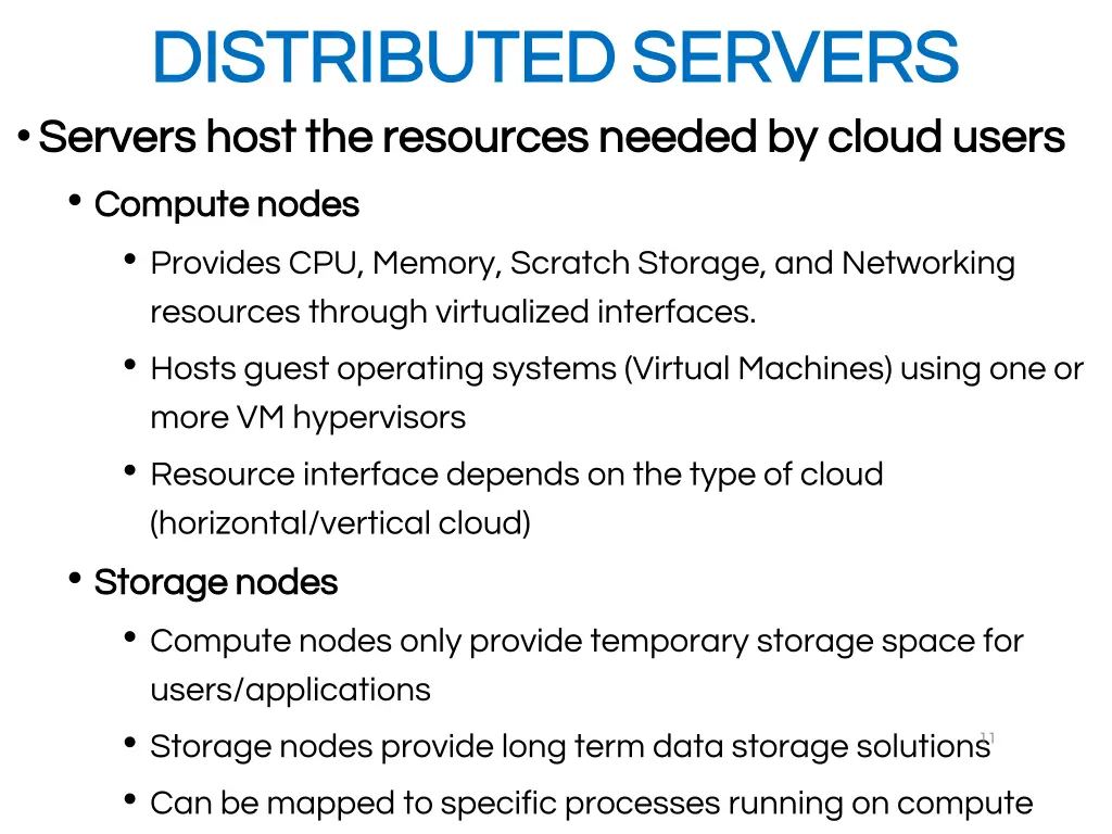 distributed servers distributed servers servers