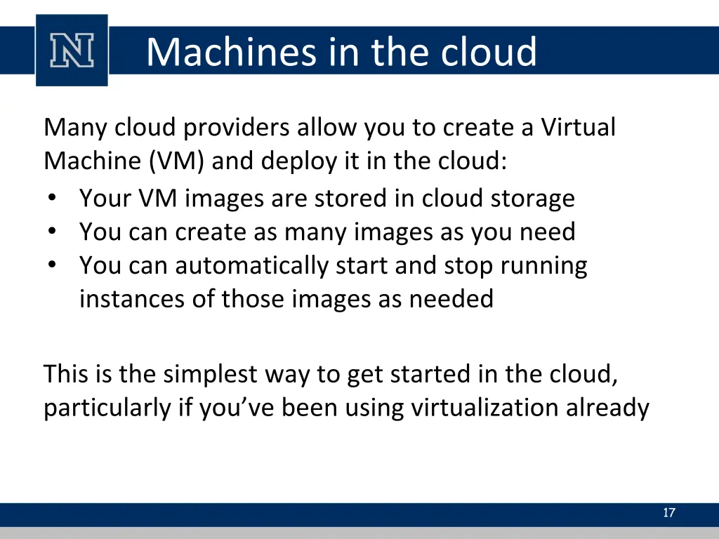 machines in the cloud