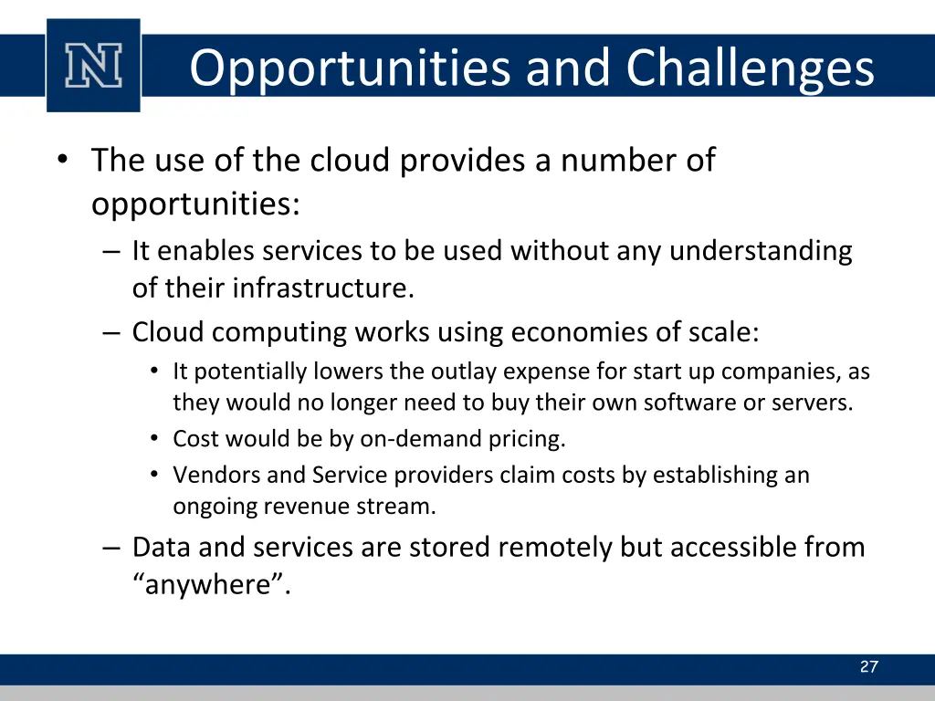 opportunities and challenges