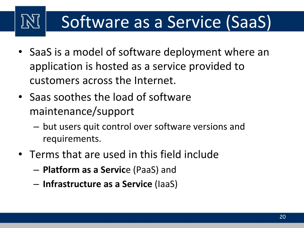software as a service saas