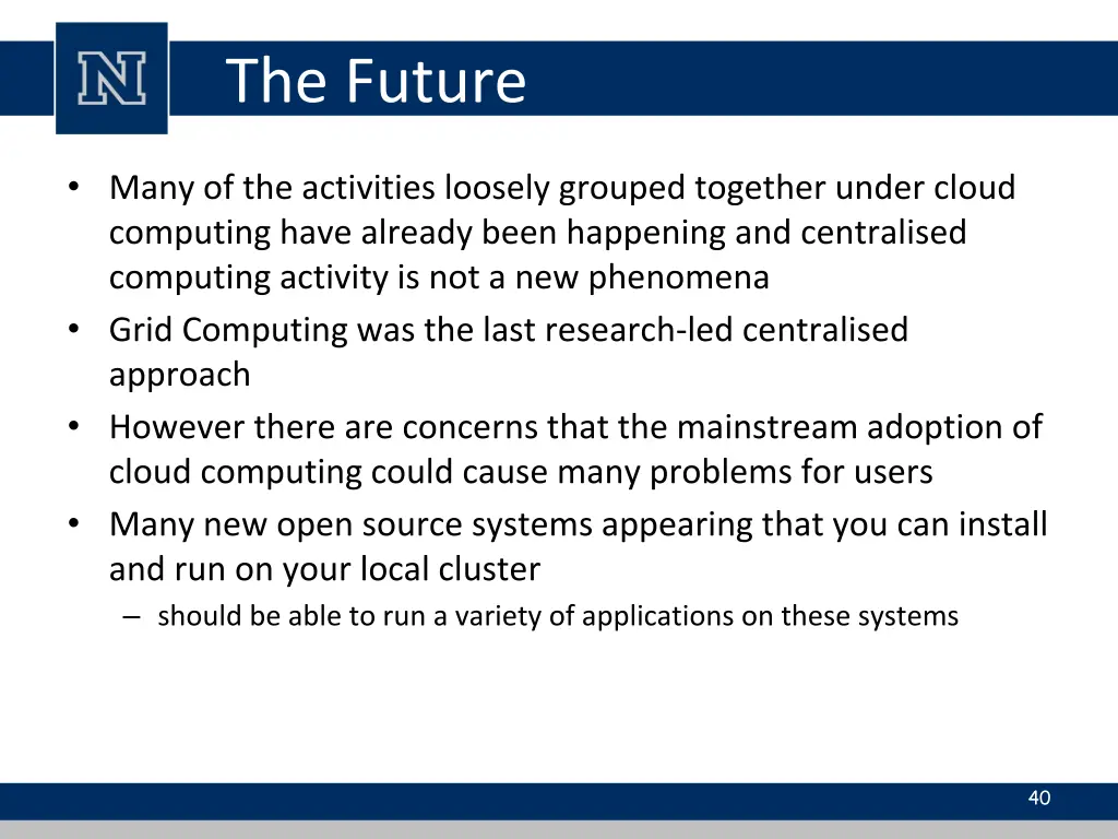 the future