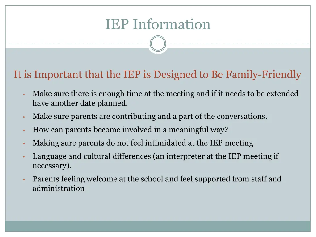 iep information