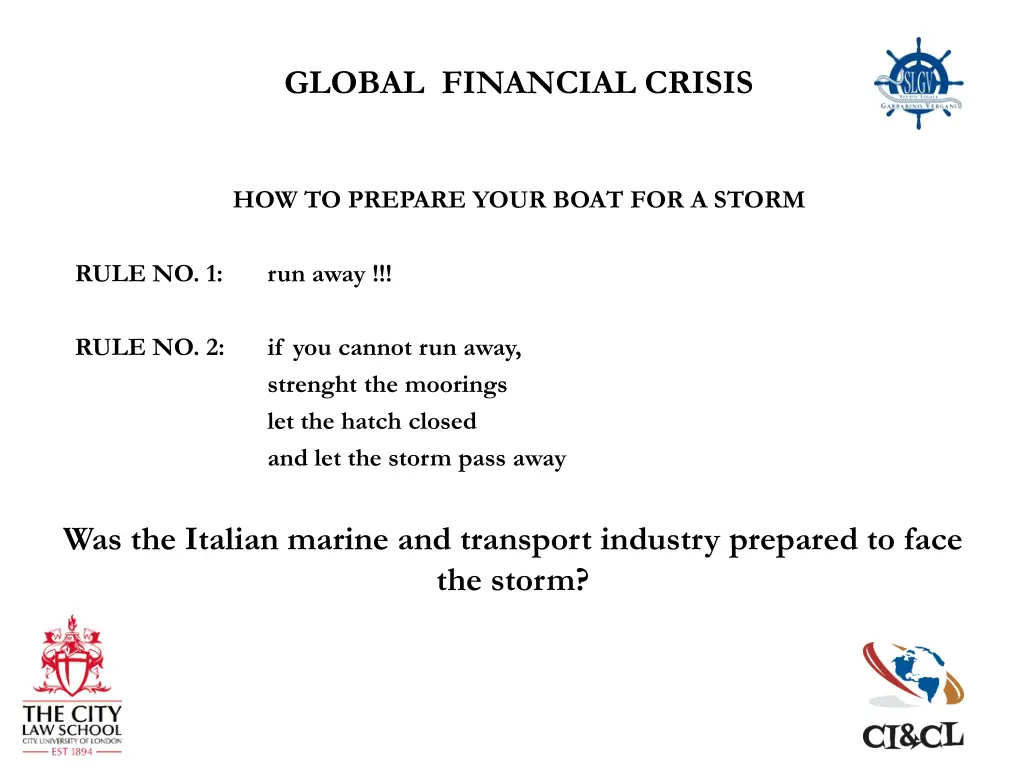 global financial crisis 1