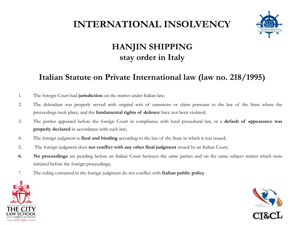 international insolvency 1