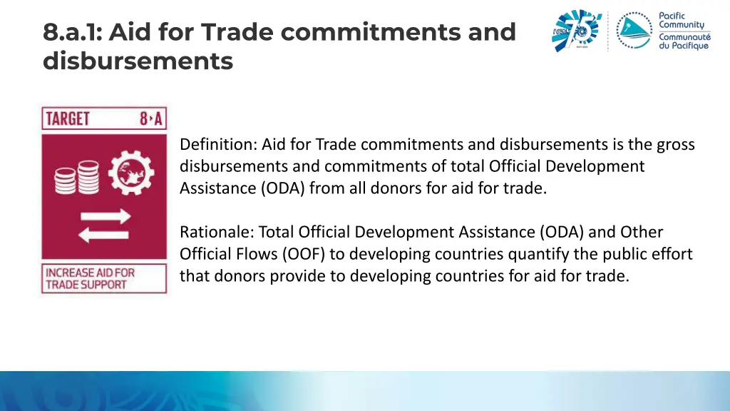 8 a 1 aid for trade commitments and disbursements